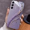 Чехол для телефона с фиолетовым градиентом и золотыми акцентами для Galaxy S26 S25 S24 S23 Ultra S22 Ultra S20 Ultra 56 A72 A73 5G