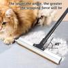 Средство для удаления шерсти домашних животных с ковров 2 в 1, скребок для ковров и полов, инструмент для удаления шерсти с регулируемой длинной ручкой, щетка для удаления шерсти