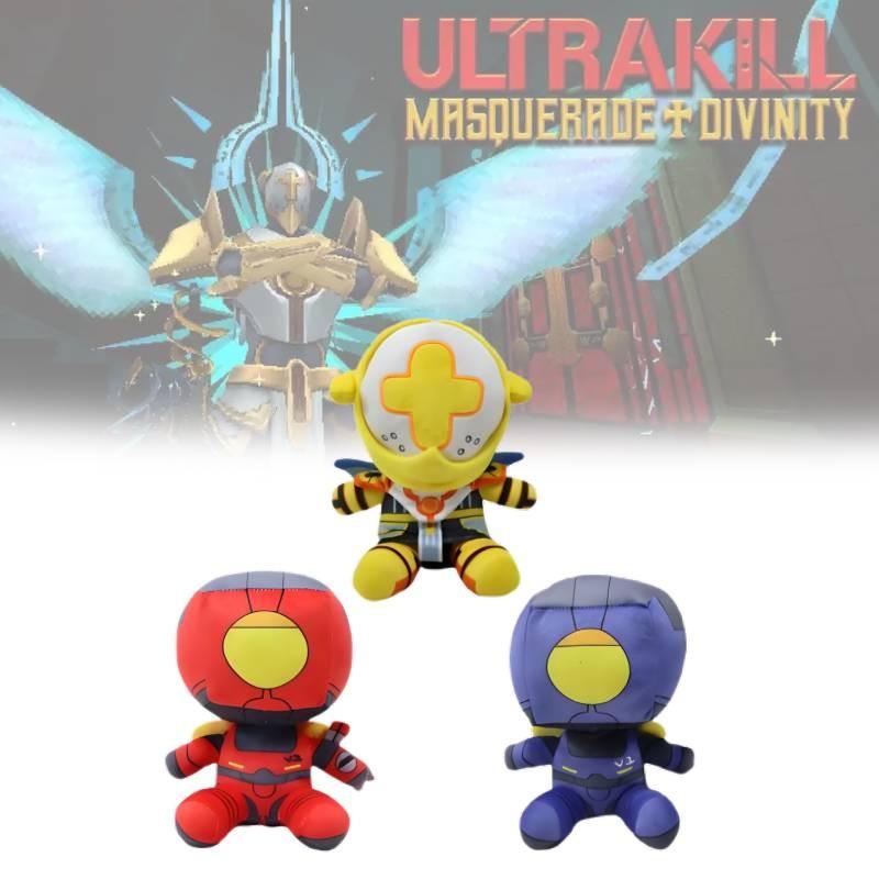 Очаровательная плюшевая игрушка по игре Ultrakill, милая фигурка робота для фестивалей и подарков