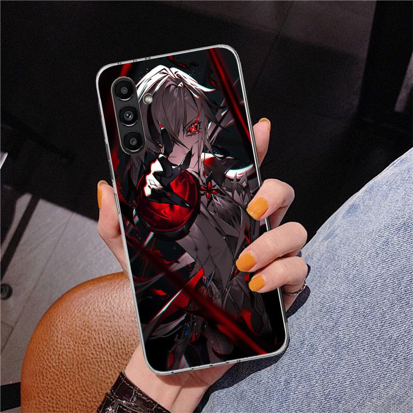 Чехол для телефона Arlecchino Genshin Impact для Samsung Galaxy A17 A37 A57 A16 A26 A36 A56 A15 A14 A13 A55 A54 A53 A35 A34 A33 A25 A24
