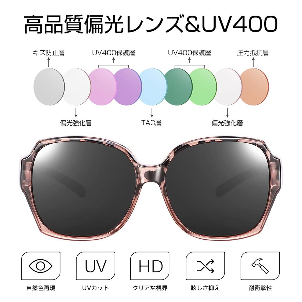 TINHAO Поляризованные Поляризованные УФ Слимминг Идеально для и Модные Поляризованные Солнцезащитные очки Женские Солнцезащитные очки поверх глаз, Очки поверх глаз, Линзы,