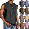 Mens Summer Surf Beach Tank Top Large Size Casual Breathable Sleeveless Top Loose  Print Tank Top Man Shirt