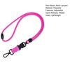 Heavy-Duty Key Lanyard with Detachable Buckle Quick Release Adjustable ID Badge Breakaway Neck Lanyard