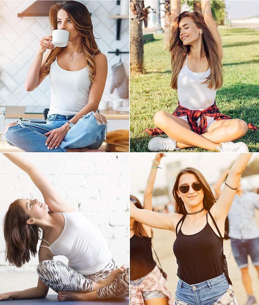 Модальная майка с встроенной нагрудной подушечкой и стильным дизайном спины