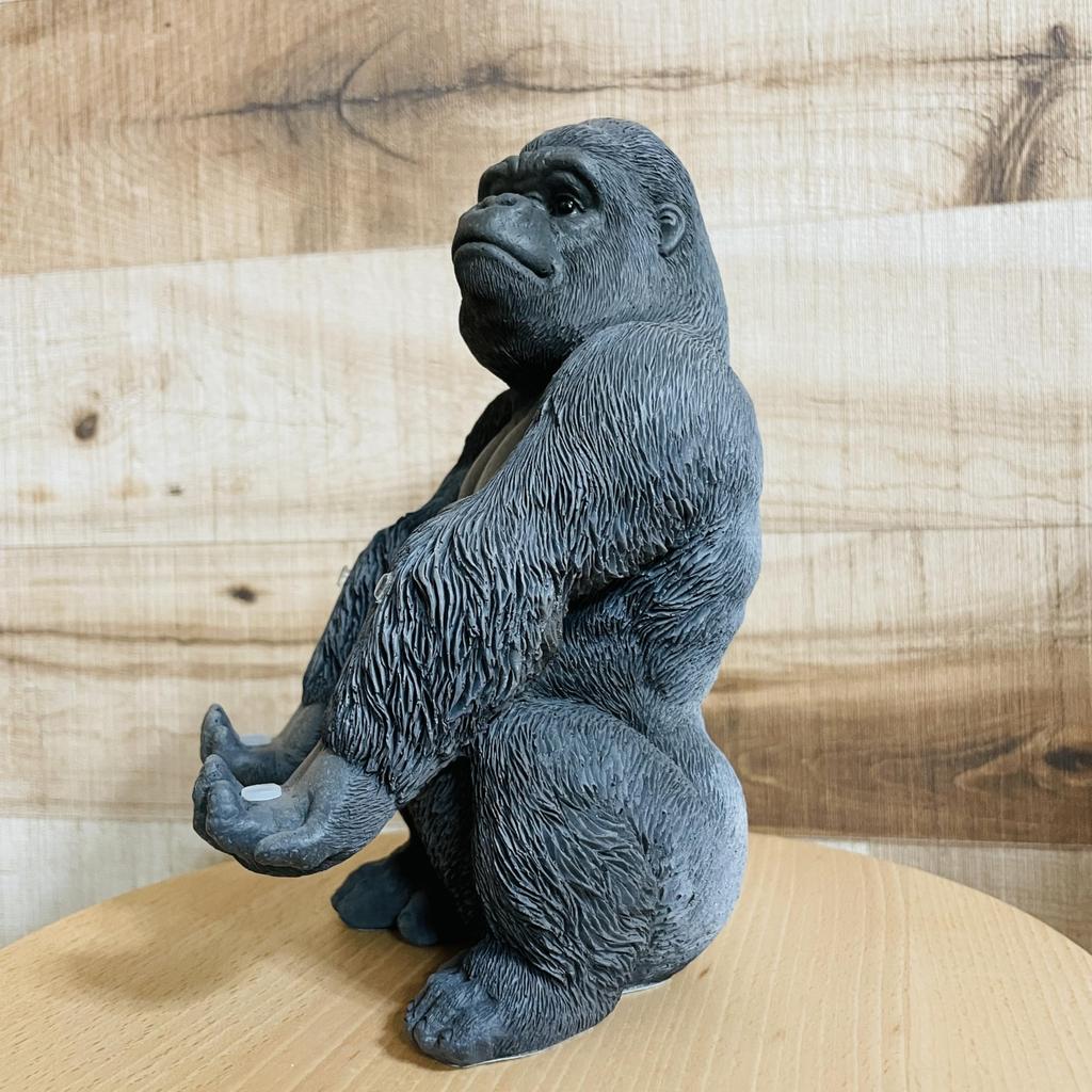 Ubia Gorilla Smartphone Stand, 12 X 11 X 19 Cm, Doll Figurine, Animal Ornament, Garden Decor, Gorilla, H20379-A