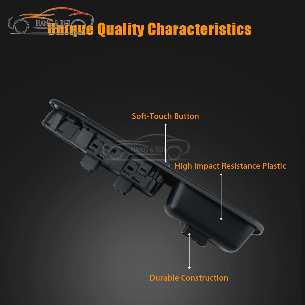 Electric Power Window Switch Mirror Folding Function 6554.KT 6554KT For Peugeot 307 Master Window Control Car Accessory