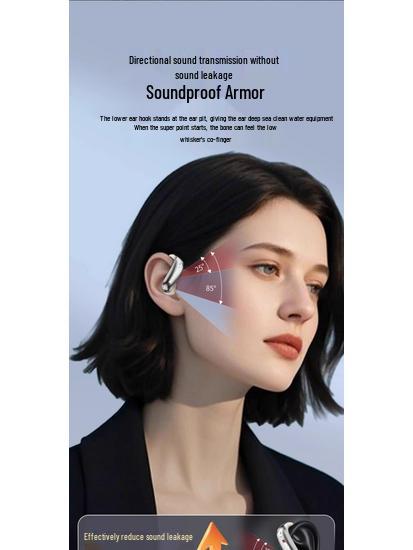 Беспроводные Bluetooth-наушники Monster C01 с открытым ухом и костной проводимостью, ультралегкие, не ощущаемые на ушах, накладные