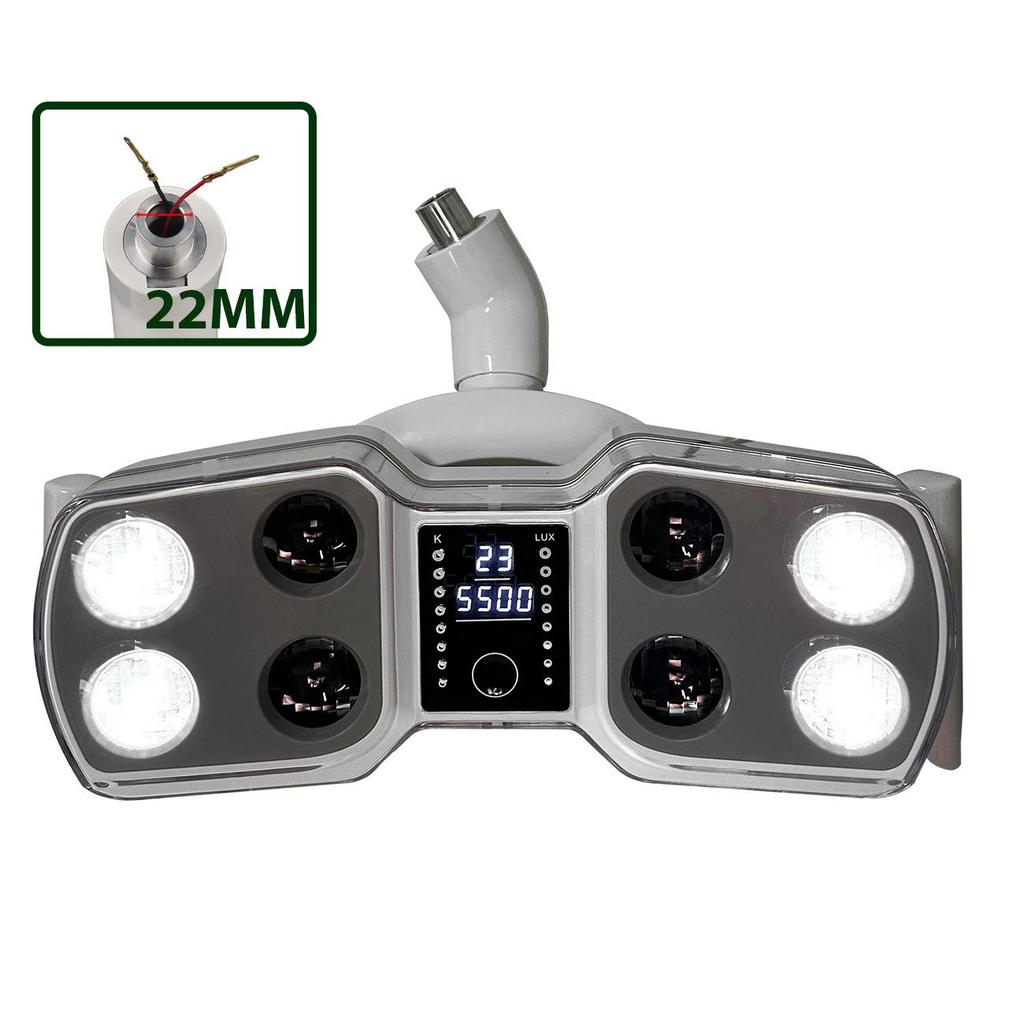 Стоматологический светодиодный хирургический светильник Датчик освещения Кресло Двойной цвет Регулируемая яркость Свет Стоматологические материалы Инструменты для стоматологии