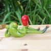 Funny Leggy Frog Statue Sculpture Nordic Creative Animal Indoor Figurines Office Living Room Desktop Home Decoration Accessories
