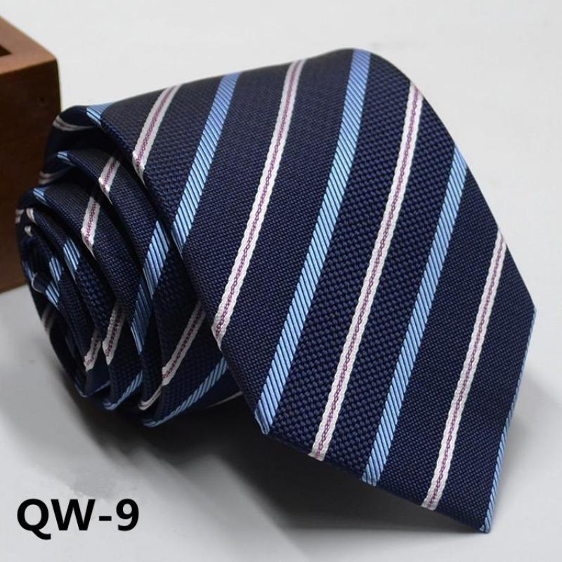Мужское Платье Деловой Повседневный Профессиональный Жених Свадьба Лучший Муж С Полосатым Жаккардом Изысканный Джентльмен Мужской Премиальный Галстук