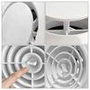 Circular Air Outlet Cover For Exhaust System 100mm Size acrylonitrile Adjustable And Flexible