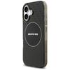 AMG Double Layer Transparent Smocked MagSafe Case for iPhone 17 Black