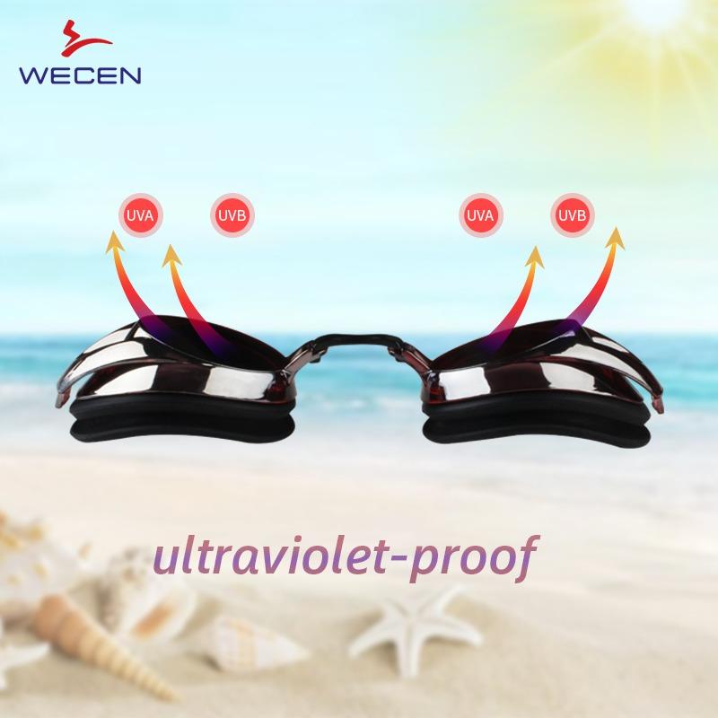 Professional Adult Racing Swimming Goggles with Anti-Fog & UV Protection Features