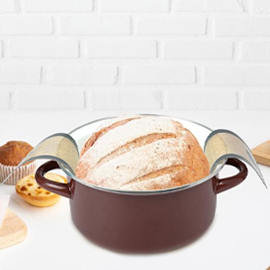 2шт силиконовый хлебный слинг для голландской духовки термостойкий коврик для выпечки хлеба многоразовый