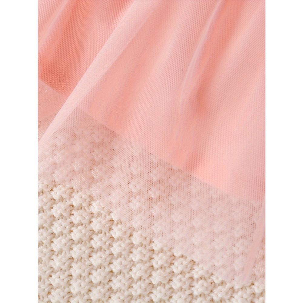 0-3 года Детский костюм для девочек Новый летний комплект для девочек Сетчатое вышитое платье + куртка + головной убор