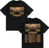 Rapper Nicky Jam Sunshine Tour Printed Tshirt Mens Clothing High Street Hip Hop Punk T Shirts pure Cotton Short Sleeve Top