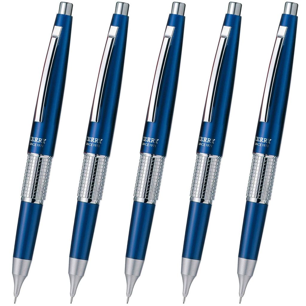 PENTEL Mechanical Pencil Perpetual CIL Cap Type Blue 5 Pieces (Kelly) P1035-CD