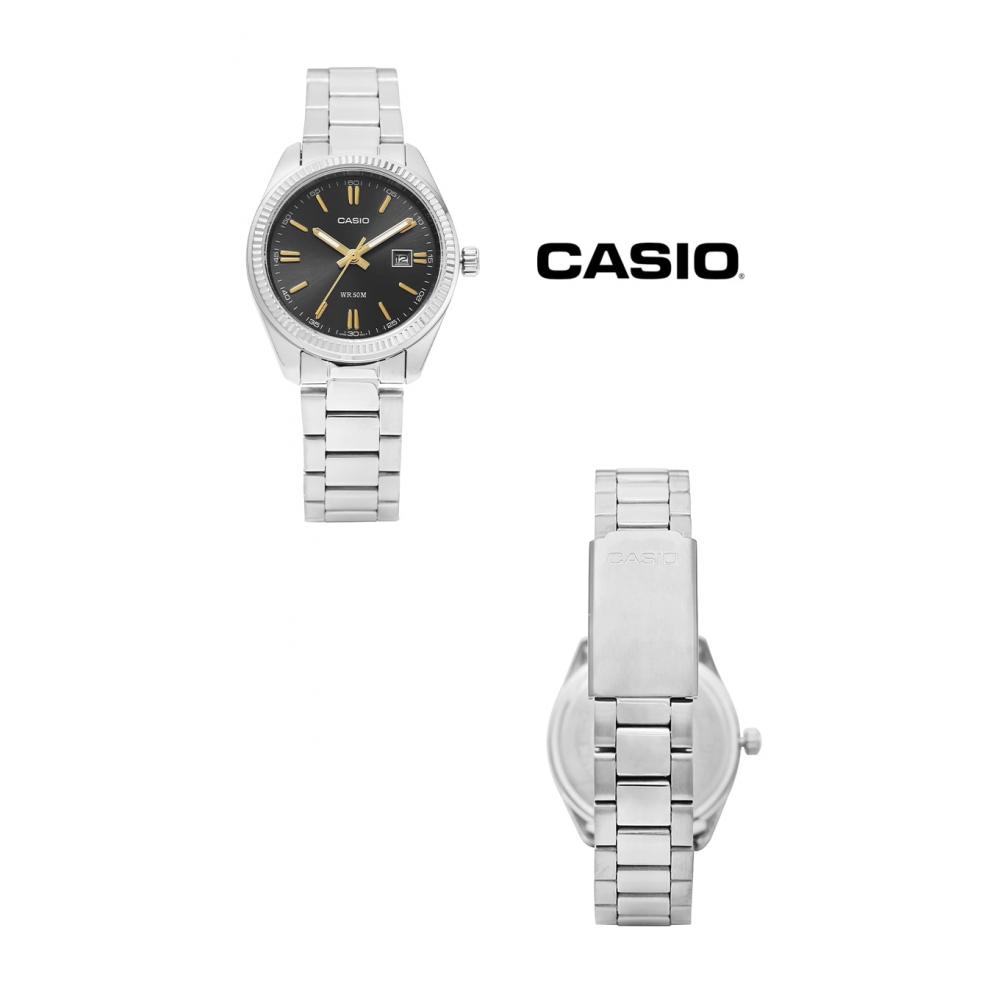 Casio Ltp 1302d 1a2vdf  Ltp 1302d 1a2  Аналоговые Суббота Студентка Женские Металлические Часы