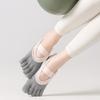 Soft Five Toes Pilates Sock Elastic Boat Socks Breathable Low-Ankle Socks  Exercise