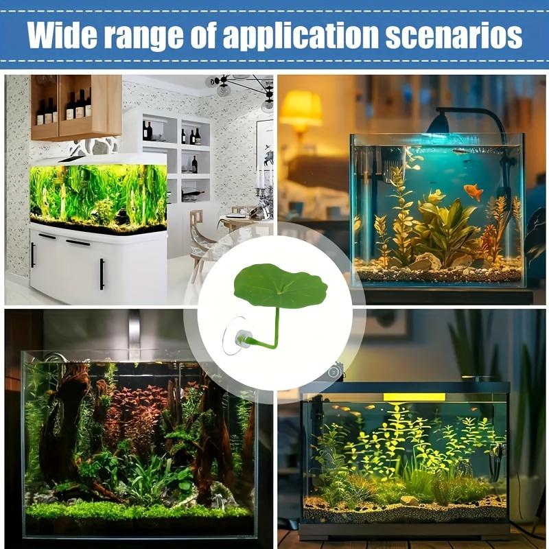 1 шт. Гамак-лист для петты, Кровать для рыбы, Украшение для аквариума, Искусственный лист, Аквариумный ландшафт