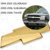 Для 1999-2002 Silverado 2000-2006 Suburban Tahoe Передняя решетка радиатора Эмблема Bowtie Золотая