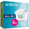 BRITA Cartridge - MAXTRA PRO Pure Performance All-In-1 - Pack of 6 - Up To 900L of Filtered Water