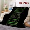 Wicked 2D Flat Pattern Flannel Blanket High quality All Seasons Warmth and Comfort Perfect for Christmas Gifts.MMT0918099