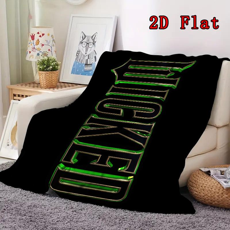 Wicked 2D Flat Pattern Flannel Blanket High quality All Seasons Warmth and Comfort Perfect for Christmas Gifts.MMT0918099