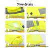 High Visibility Reflective Raincoat Set - 300D Oxford Cloth, Split Design for Outdoor Traffic, Duty, and Rescue Use