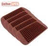 1-5PCS160 Grid Silicone Ice Tray Ice Cubes Foldable Ice Mold Ice Breaker Ice Grid Tray Small Square Mold Ice Maker Silicone Mold