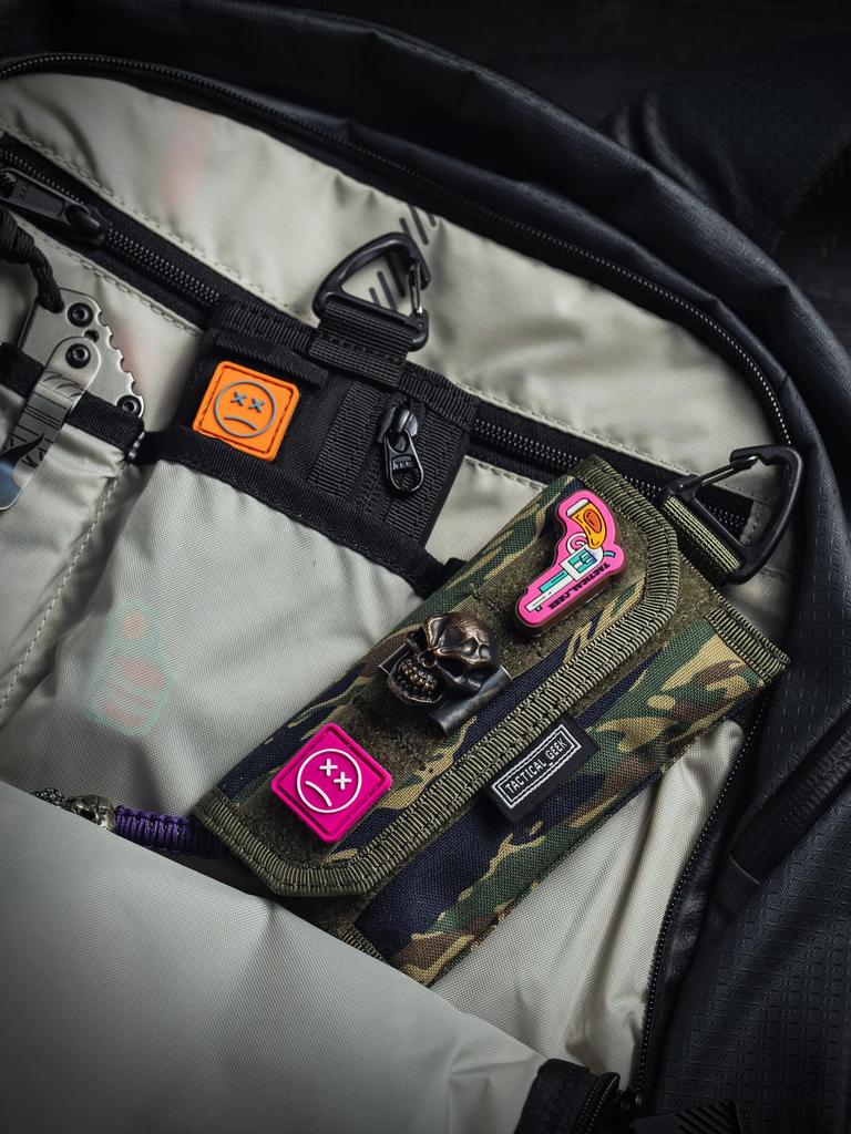 TACTICAL GEEK Storage A2 EDC Pouch Organizer with Nylon Coin Purse and Storage Small Pocket Organizer for Compact Gadget Pouch for Everyday Carry