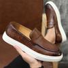 Мода Новое поступление Пенни-лоферы Мужские Черные Коричневые Слипоны Обувь на толстой подошве Мужские Кроссовки для ходьбы Обувь Zapatos Hombre