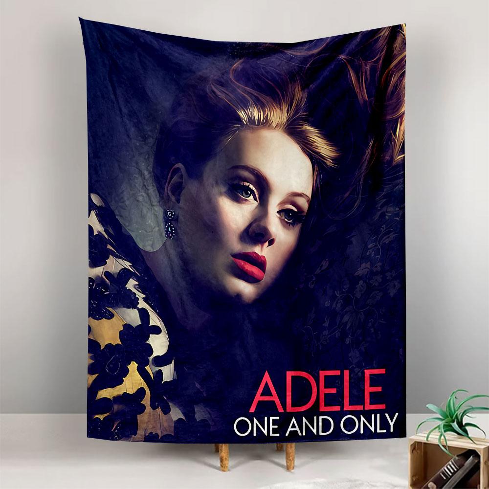 Гобелен на стену Адель "One and Only", Арт из журнала "Singer", Настенный декор в стиле соул для спальни, гостиной