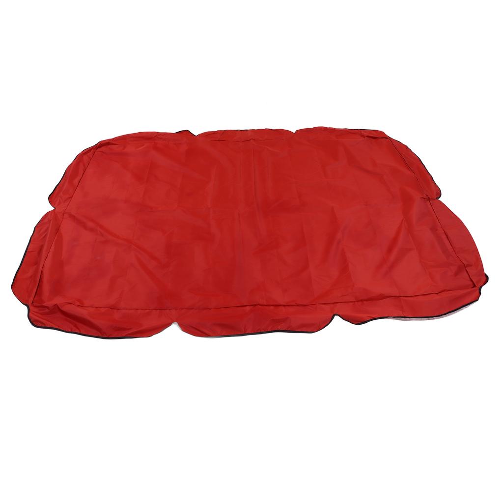 Outdoor Swing Canopy Silver Coated Oxford Cloth Waterproof Swing Chair Top Cover for Garden Sun Shade Accessory