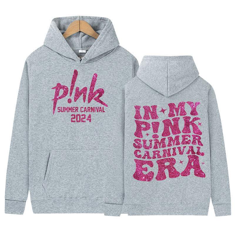 П!Худи nk Pink Singer Summer Carnival 2024 Tour для мужчин и женщин, модная высококачественная одежда, толстовка в стиле Y2k, винтажная, большого размера.