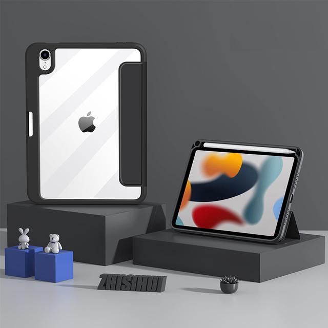 Чехол с магнитным разделением для iPad Mini 6 9, защитный чехол для планшета, акриловый прозрачный кожаный чехол для iPad9 Mini6 10,5 2021