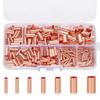 250PCS Copper Wire Ferrules Kit 7 Sizes Electrical Butt Terminal Butt Connectors  Electric Power