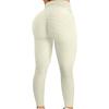 Women's Bubble Hip Lifting Exercise Fitness Running High Waist Yoga Pants