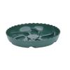 Round Tempered Plastic Flower Pot with Base