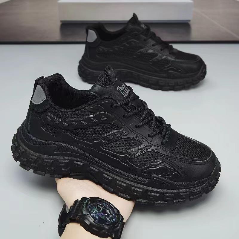 2025 Autumn Mesh Breathable and Wear-resistant Casual Shoes, Anti-skid Tire Soles, Sports Running Men's Shoes