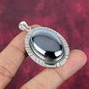 Shungite Pendant, 925 Solid Sterling Silver Gemstone Jewelry, Handmade Pendant, For Thanksgiving