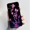For Doogee Note 59 Note59 Pro 59Pro+ Plus Case Luxury Fashion Butterfly Flower Black Soft Silicone Phone Cover Shockproof Casing