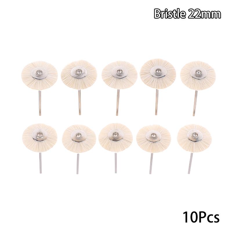 10 шт. Стоматологические высококачественные полировальные колеса-щетки для полировки, Стоматологическое лабораторное оборудование, Материалы и принадлежности