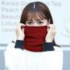 Windproof Collar Scarf Neck Warmer Winter Neck Gaiter Fleece Lined Scarf Circle Loop Scarves