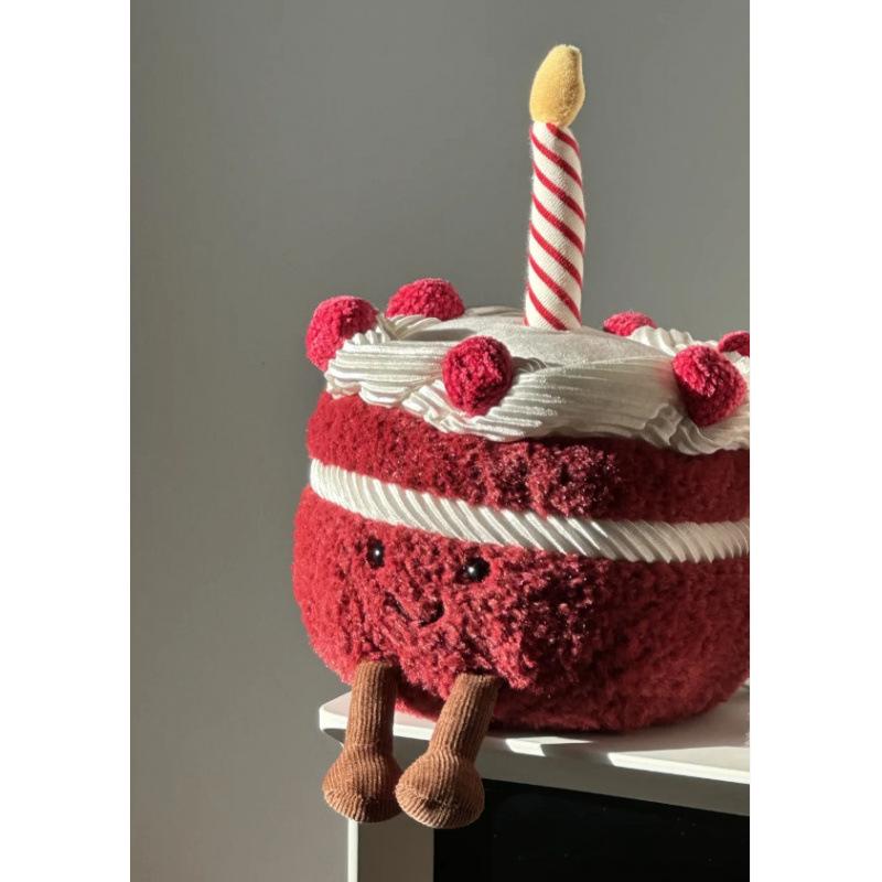 Плюшевая игрушка в стиле Jellycat: Кукла-топпер "Кролик и Медведь с тремя бирками" - Идеальный подарок на день рождения для девочек