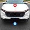 Для Honda CR-V CRV 6-го поколения 2024 2025 Гибрид ABS Автомобильный Передний Бампер Центральная Решетка Декоративная Рамка Накладка Накладки Наклейки Аксессуары