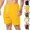 Летние модели однотонные шорты на шнуровке мужские спортивные штаны вельветовые простые повседневные пять мужских брюк