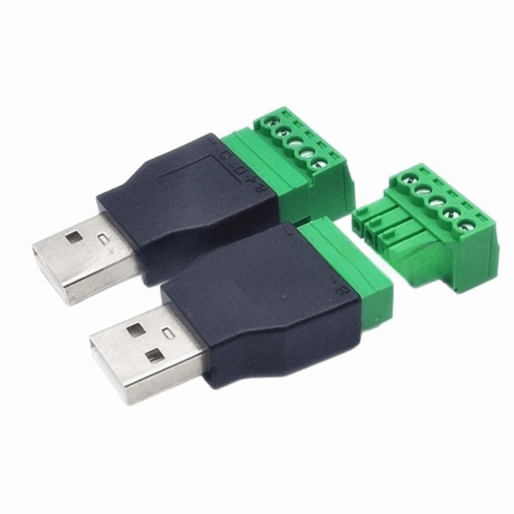 Type a 5 Pin USB Plug Male/Female 5 Pin Screw Terminal High Quality USB Connector For Computer