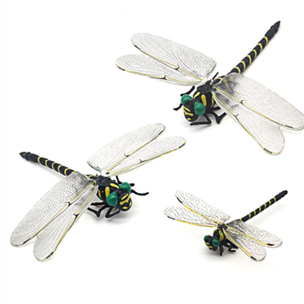 Jokes PVC 12cm Animal Model Dragonfly Action Figures Insects Model Dragonfly Model Animal Figures