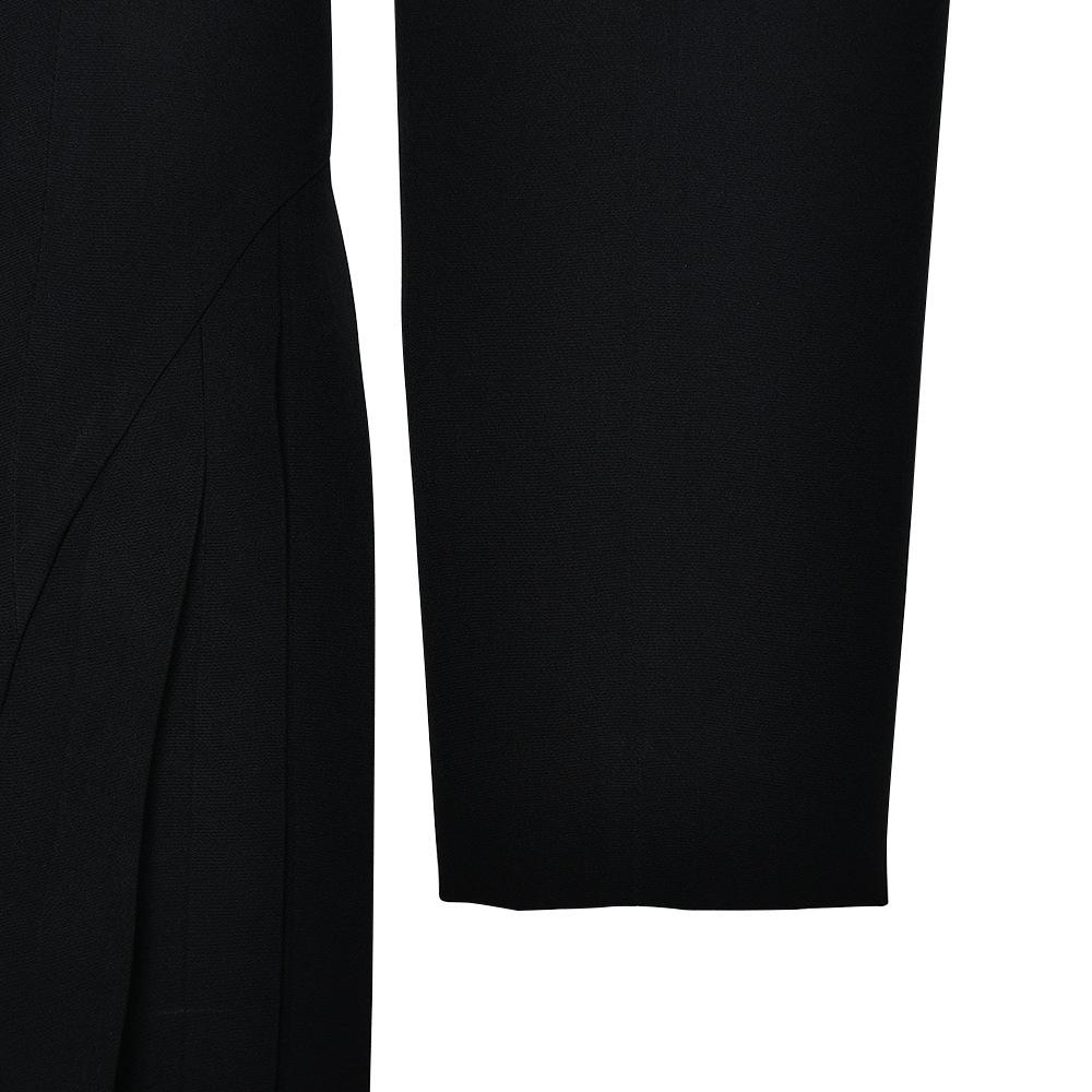 2024 Осень Черный Блейзер Мини Платье Для Женщин Модный V-образный вырез однобортный с длинным рукавом Высокая талия плиссированное сексуальное платье